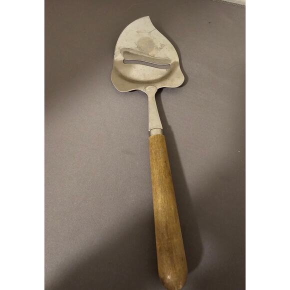 Vintage Stainless Steel Cheese Slicer/Server - Made in Japan - 9-1/2" (inches) - Picture 1 of 7